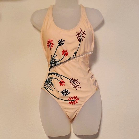 Vanilla Flower One-Piece - Picture 1 of 6